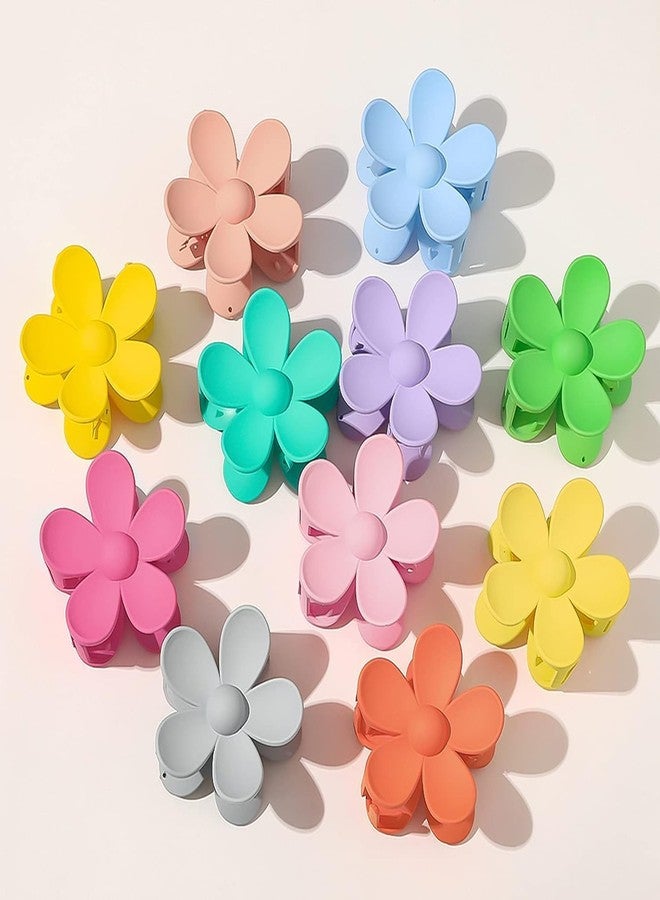 BWESOO Yellow Hair Claw Clips Flower Shaped Plastic Jaw Clips Anti-scratch Smell-less Useful Hold Tightly Light Hair Accessories for Beauty and Personal Care - Image 5